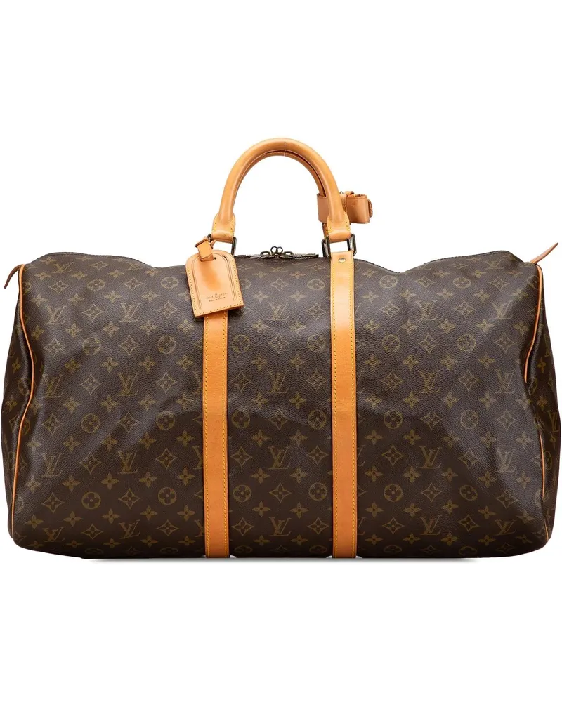 Louis Vuitton Weekender Monogram Keepall 55 braun Braun
