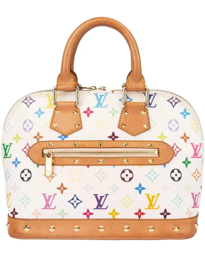 Louis Vuitton Crossbody Bags  Murakami Multicolor Alma PM Handbag weiß Weiß