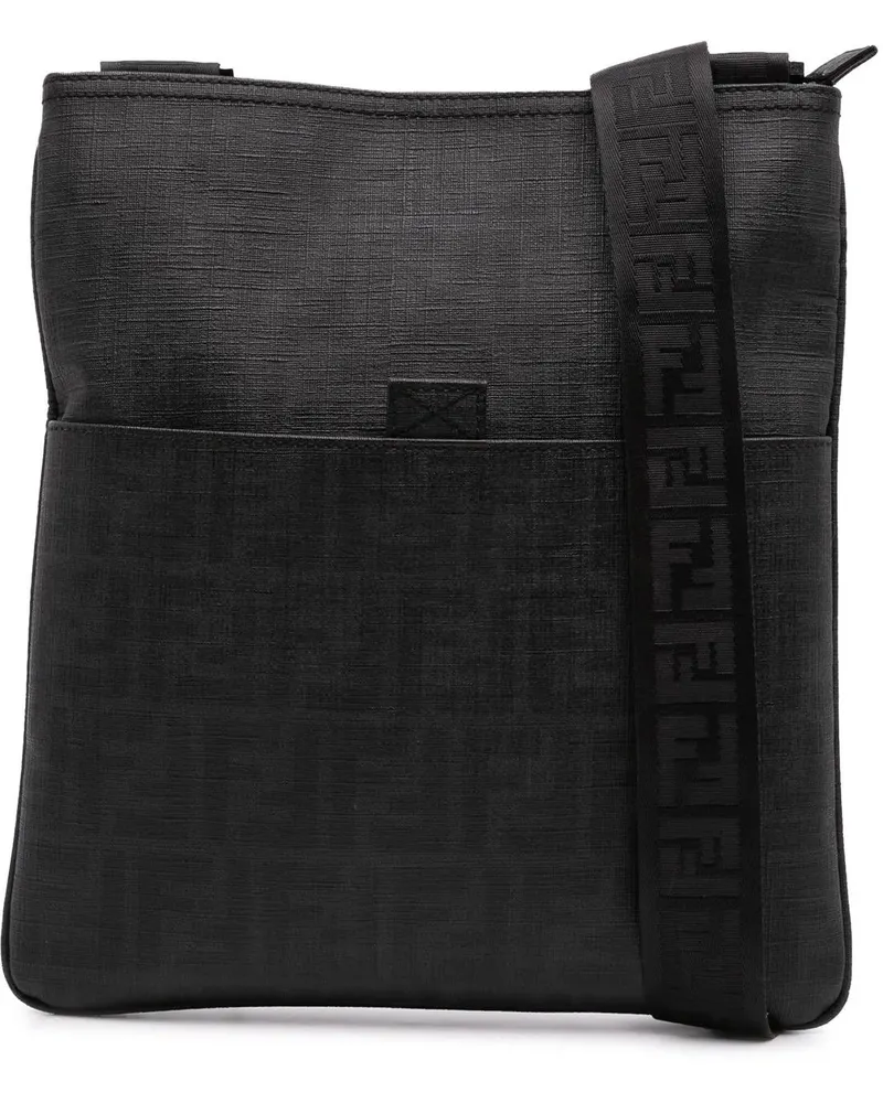 Fendi Hobo Bags 2000-2010 Zucca Spalmati Crossbody braun Braun
