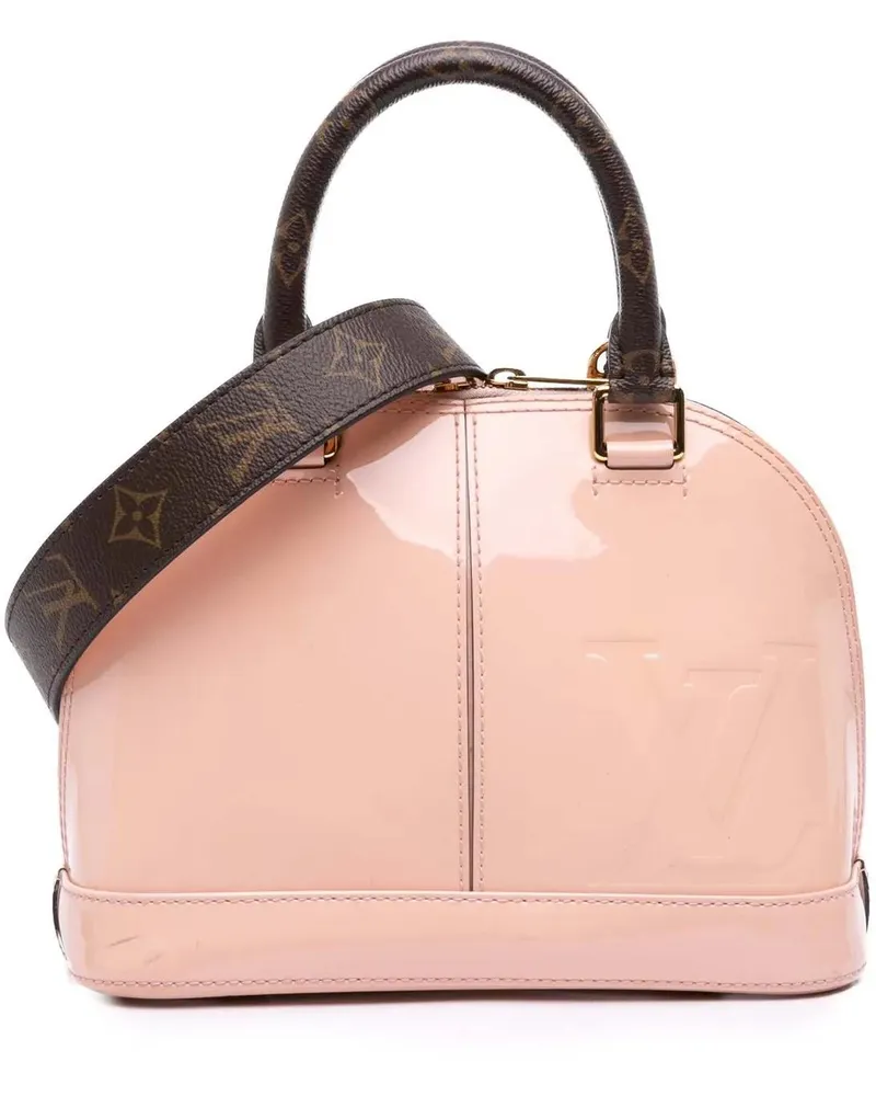 Louis Vuitton Hobo Bags Vernis Miroir Alma BB rosa Gold