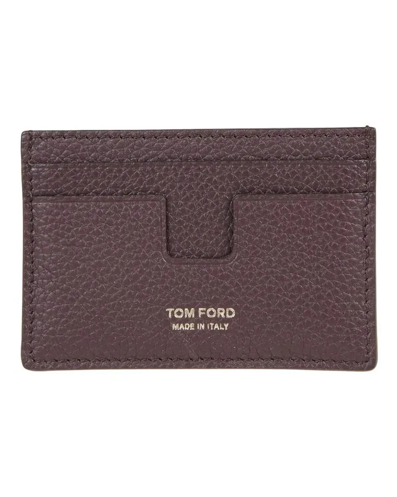 Tom Ford Portemonnaies Card Holder With Multiple Slots rot Rot