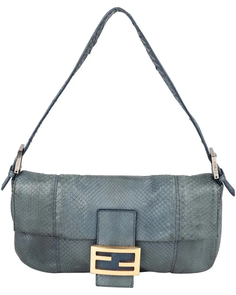 Fendi Crossbody Bags  Limited Python Baguette Handbag bunt Bunt