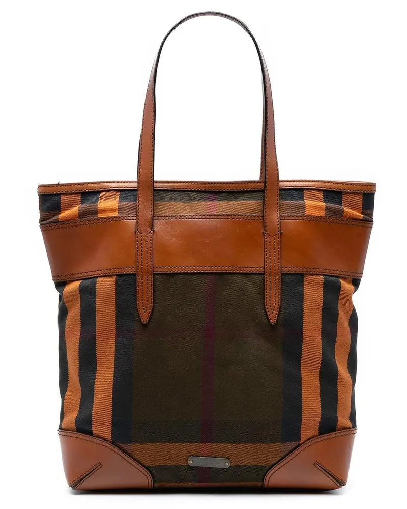 Burberry Shopper House Check Canvas Tote braun Braun