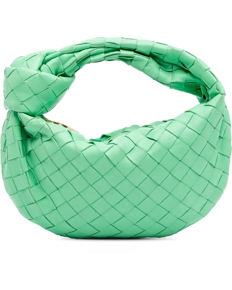 Bottega Veneta Hobo Bags Mini Nappa Intrecciato Jodie grün Grün