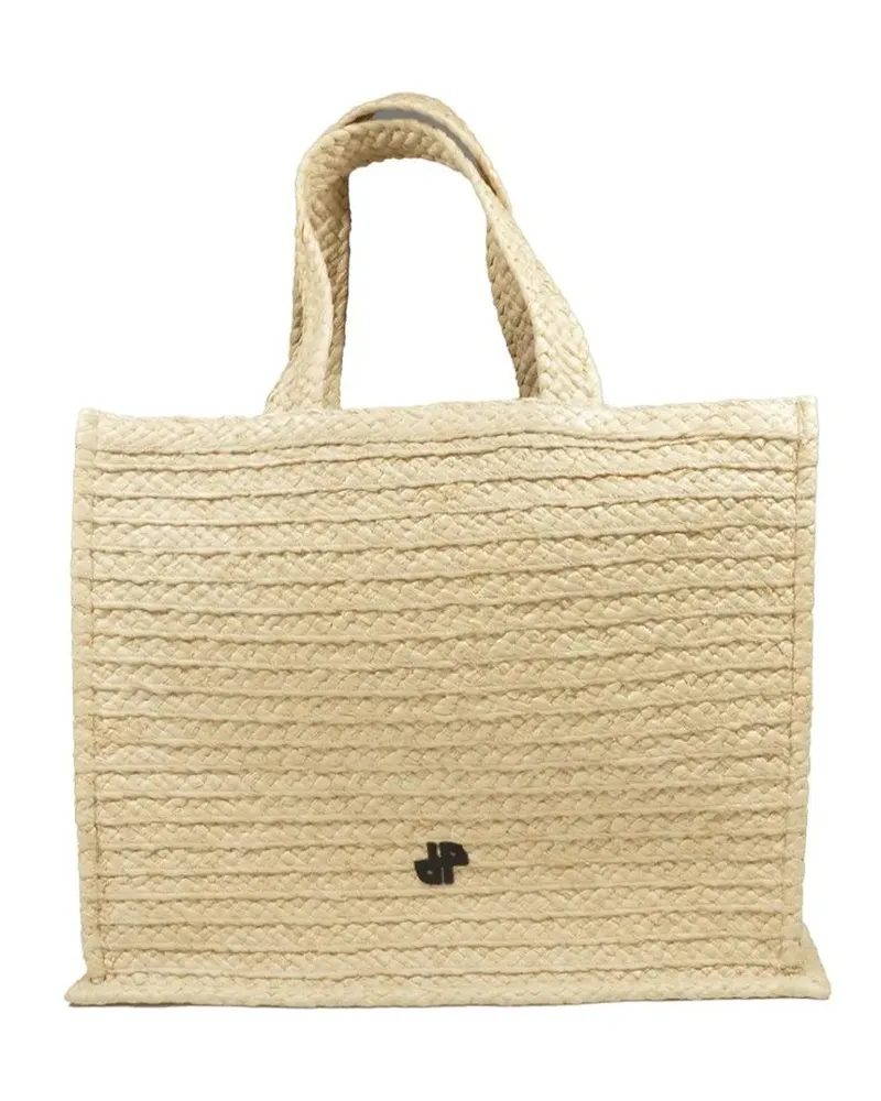 Patou Shopper & Totes Vanilla Raffia Tote Bag beige Beige