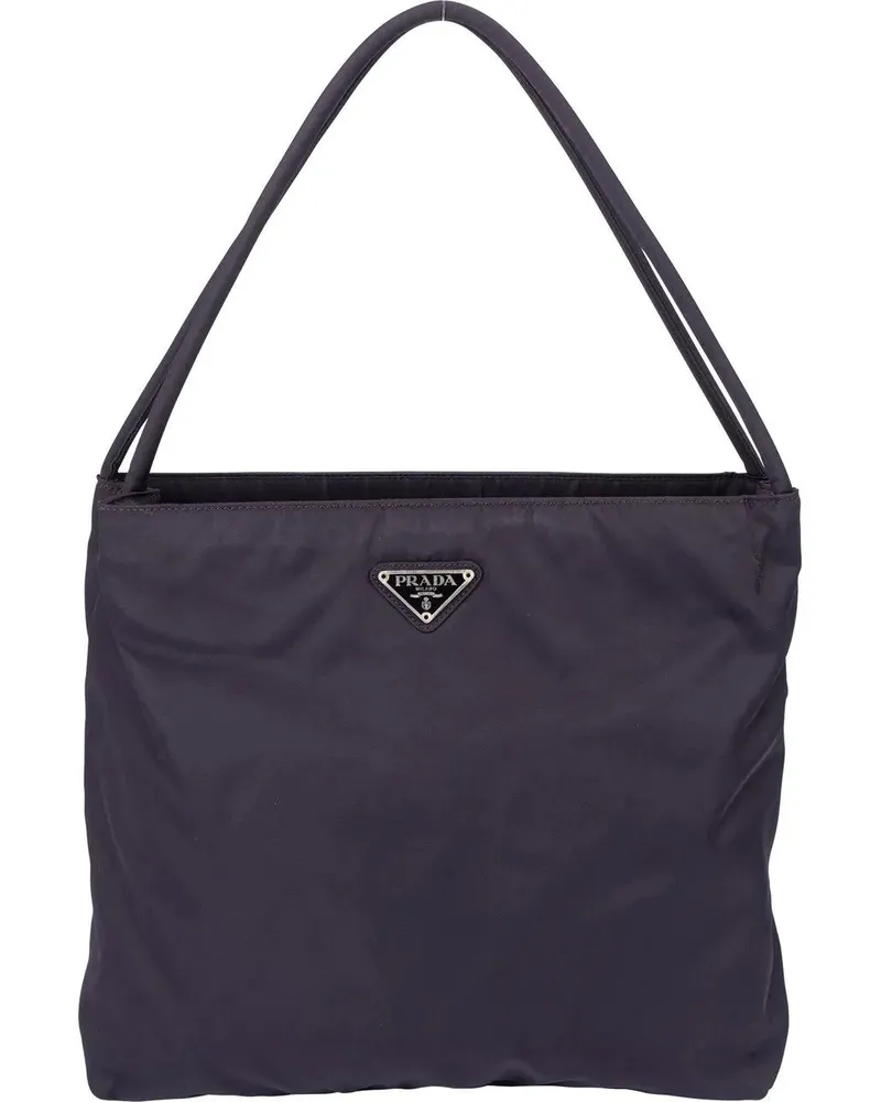 Prada Crossbody Bags  Nylon Triangle Handbag orange Orange