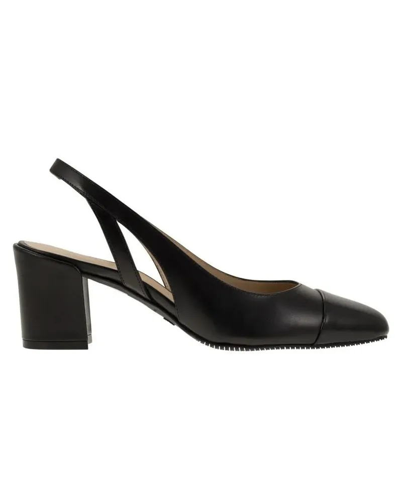 Stuart Weitzman Sandalen Pointed Pumps With Block Heel schwarz Schwarz