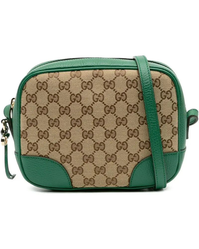 Gucci Hobo Bags GG Canvas Bree Crossbody braun Braun
