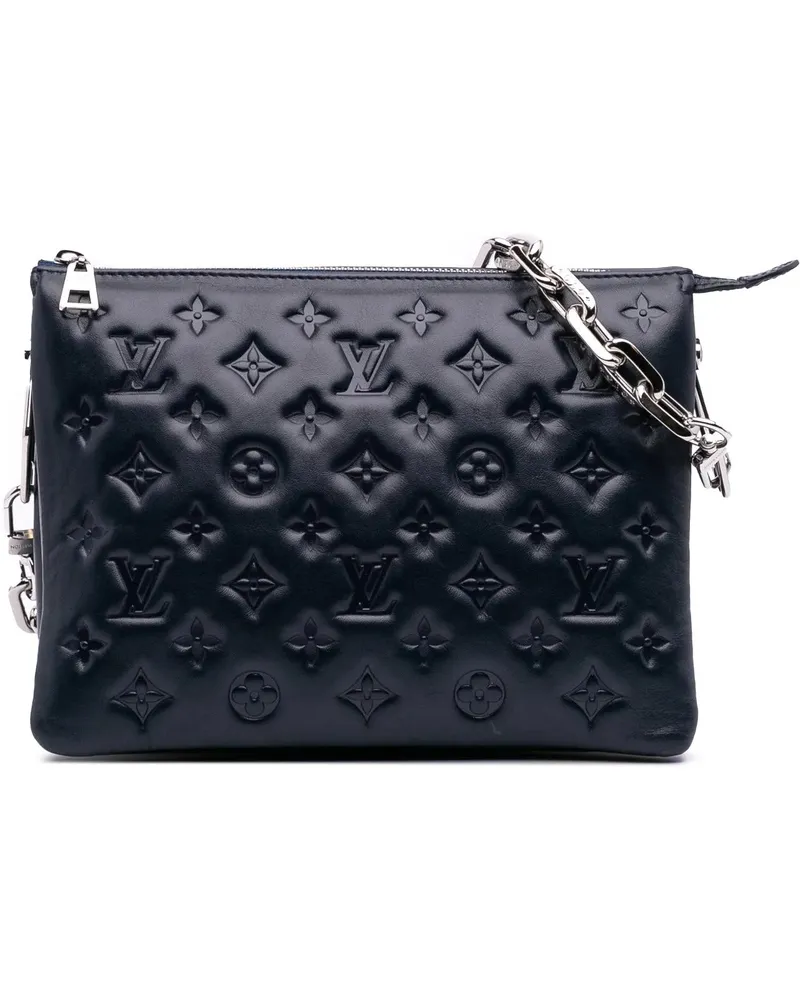 Louis Vuitton Hobo Bags Monogram Embossed Puffy Lambskin Coussin PM blau Blau