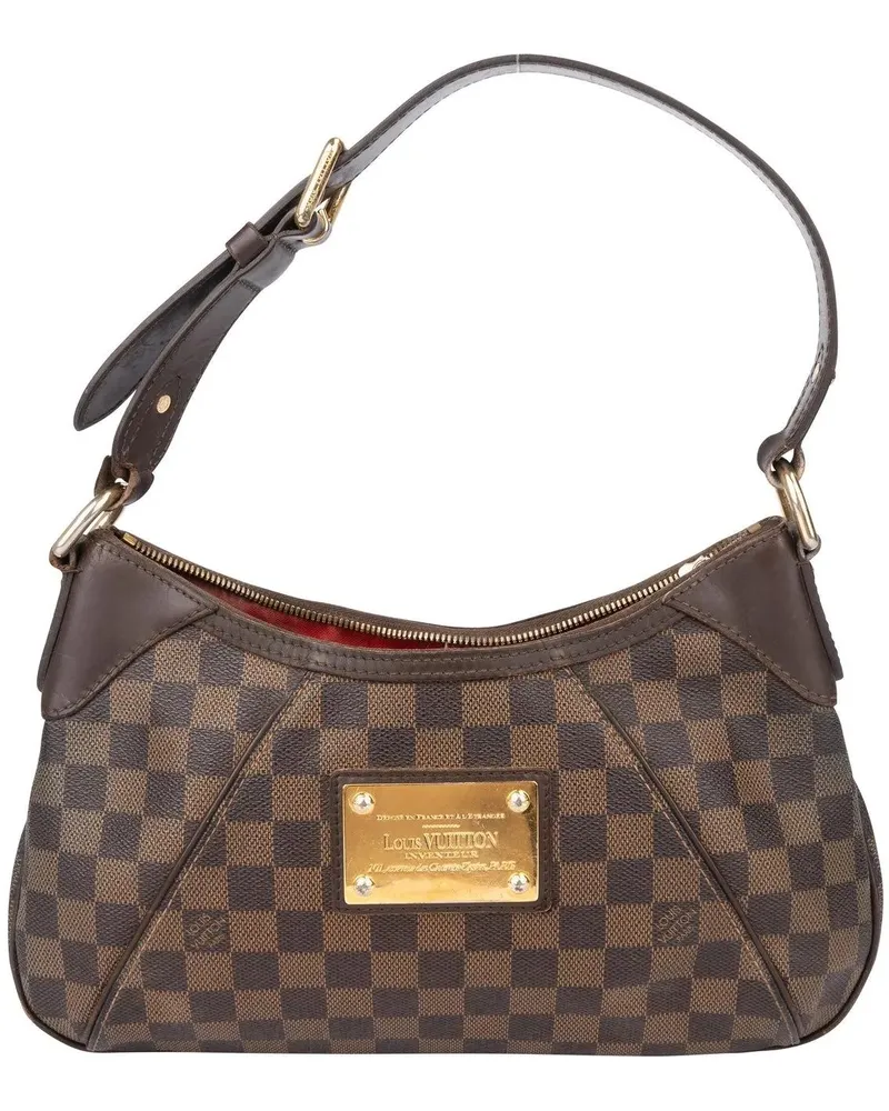 Louis Vuitton Crossbody Bags  Damier Ebene Monogram Thames PM Hand braun Braun