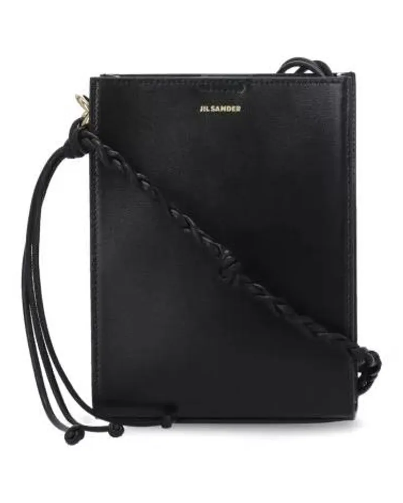 Jil Sander Shopper Tangle Ring Shoulder Bag Schwarz