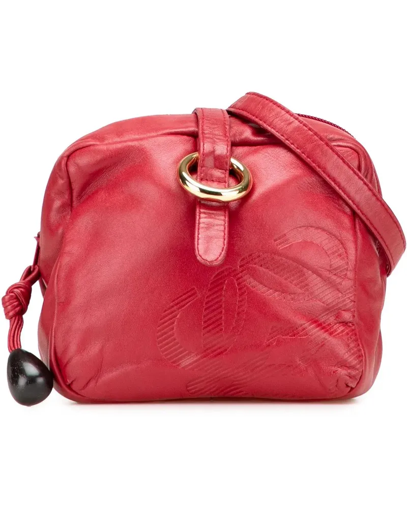 Loewe Hobo Bags Leather Anagram Crossbody rot Rot