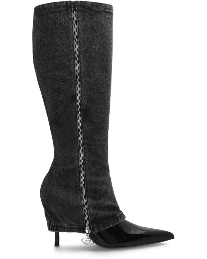 Diesel Stiefel Boots Black schwarz Schwarz