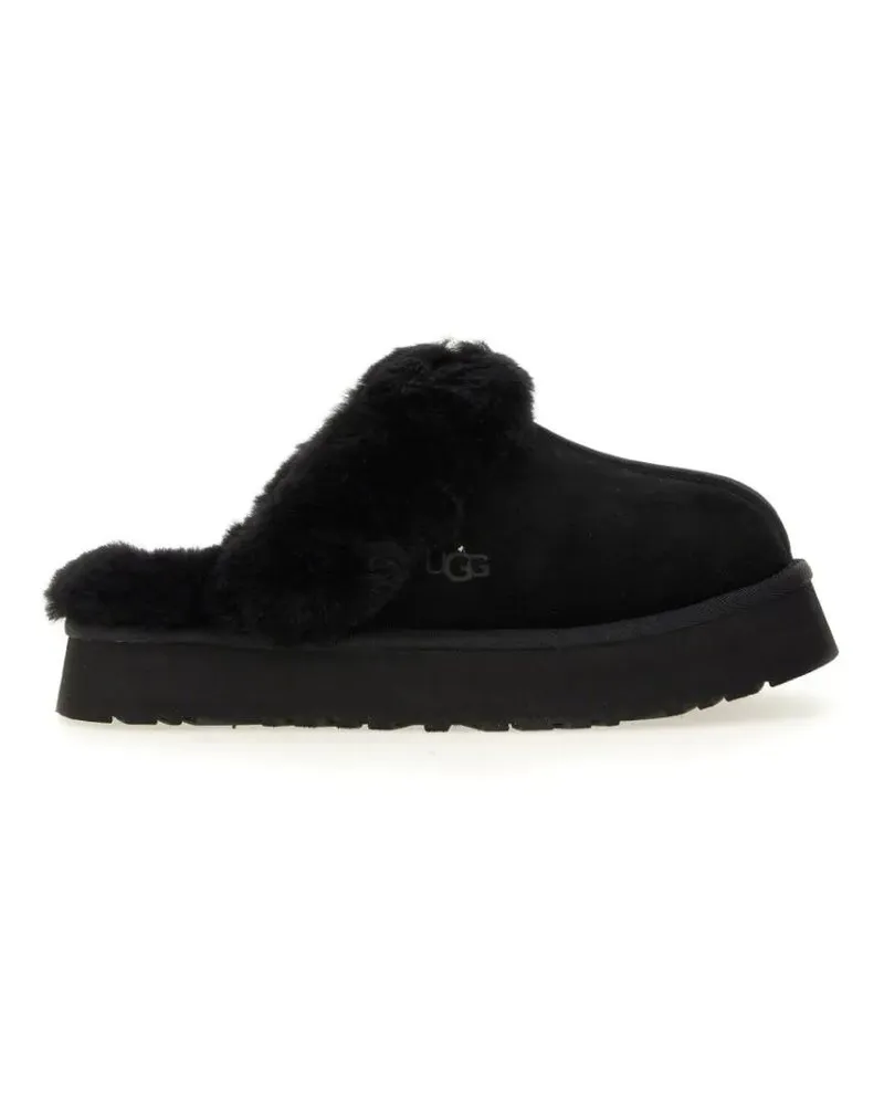 UGG Sandalen "Disquette" Slipper schwarz Schwarz