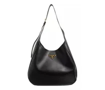 Hobo Bag Large Leather Shoulder Bag With Topstitching