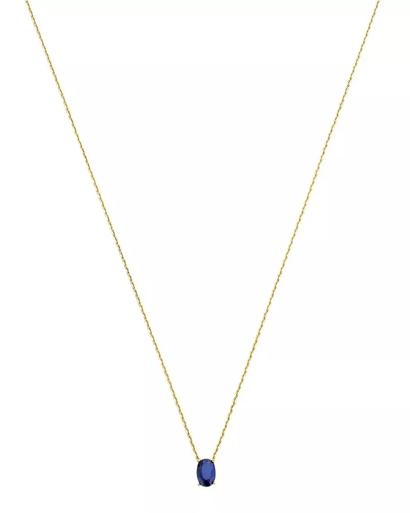 Isabel Bernard Halskette Baguette Nila 14 karat necklace Mehrfarbig