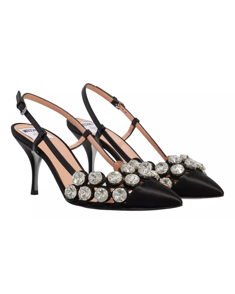 Moschino Loafer Scarpad.Ot Mq38/75 Raso+Vit schwarz Schwarz