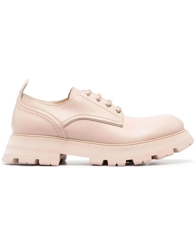 Alexander McQueen Low-Top Sneaker Wander Lace-Up Shoes beige Beige