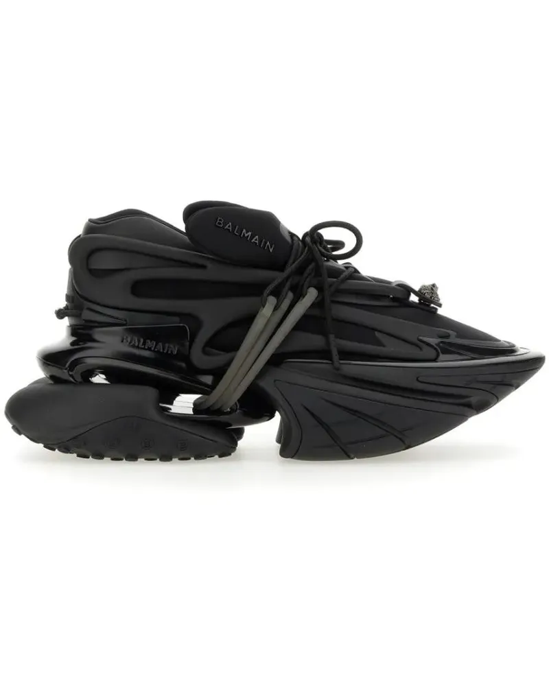 Balmain Low-Top Sneaker "Unicorn" Sneaker schwarz Schwarz