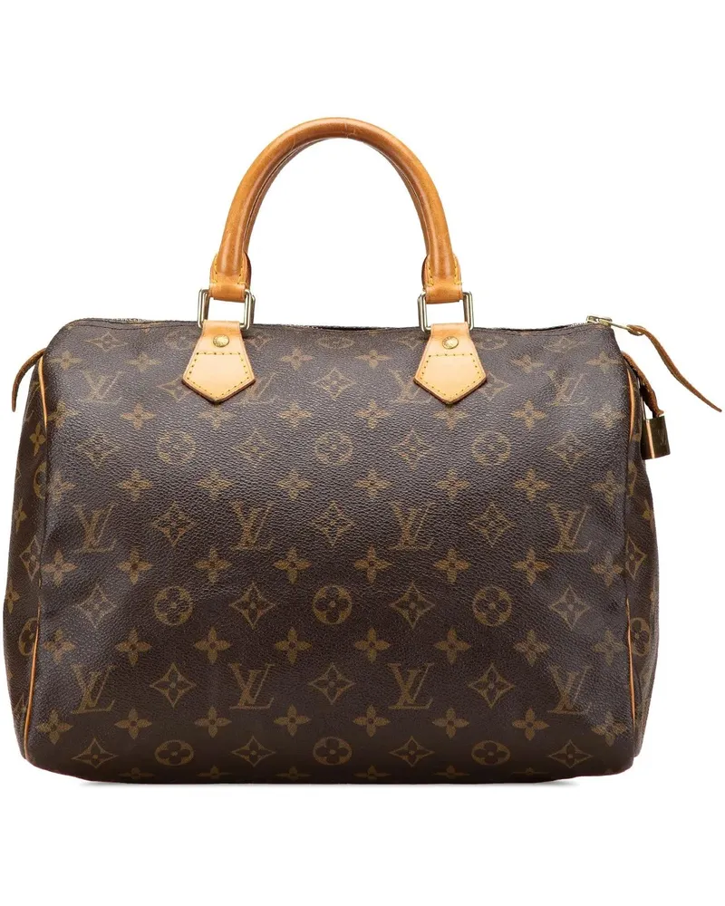 Louis Vuitton Crossbody Bags Monogram Speedy 30 braun Braun