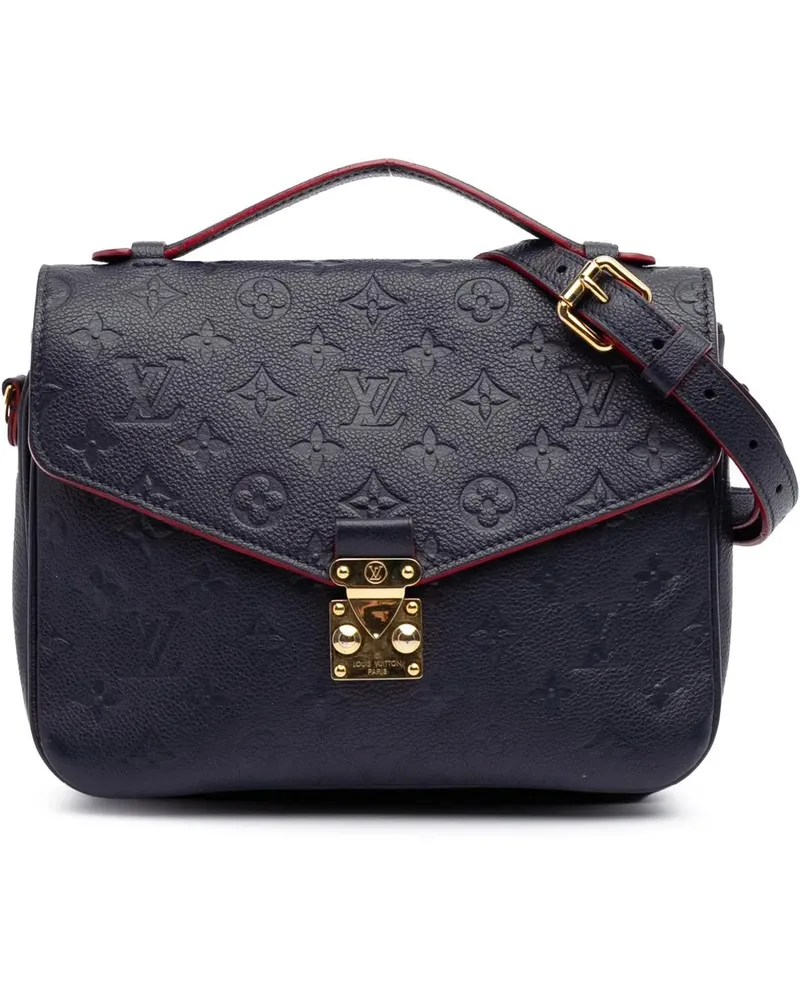 Louis Vuitton Hobo Bags 2017 Monogram Empreinte Pochette Metis blau Blau