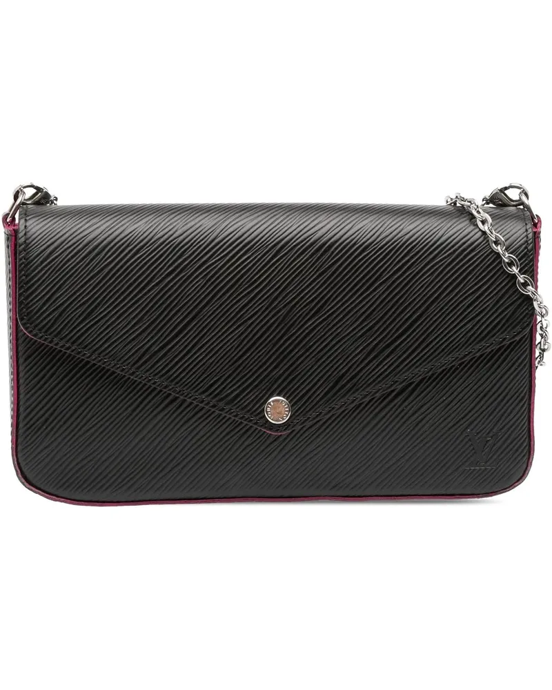 Louis Vuitton Hobo Bags Epi Pochette Felicie schwarz Schwarz