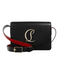 Christian Louboutin Crossbody Bags Loubi 54 Nappa Leather Crossbody Bag Schwarz