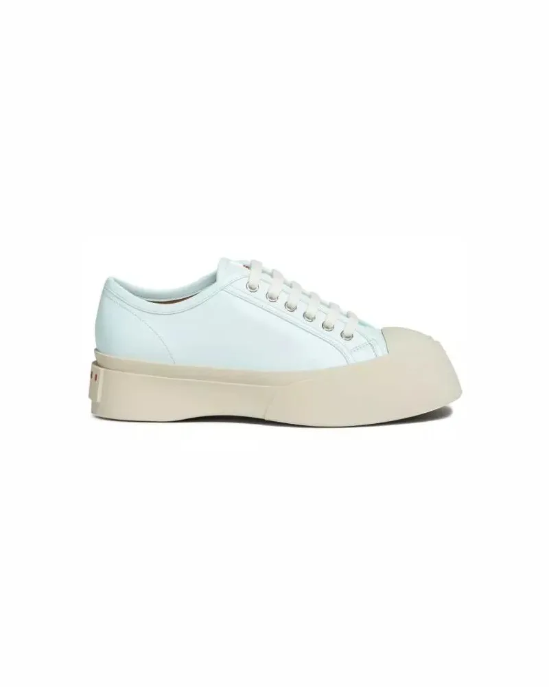 Marni Low-Top Sneaker Pablo Leather Platform Sneakers weiß Weiß