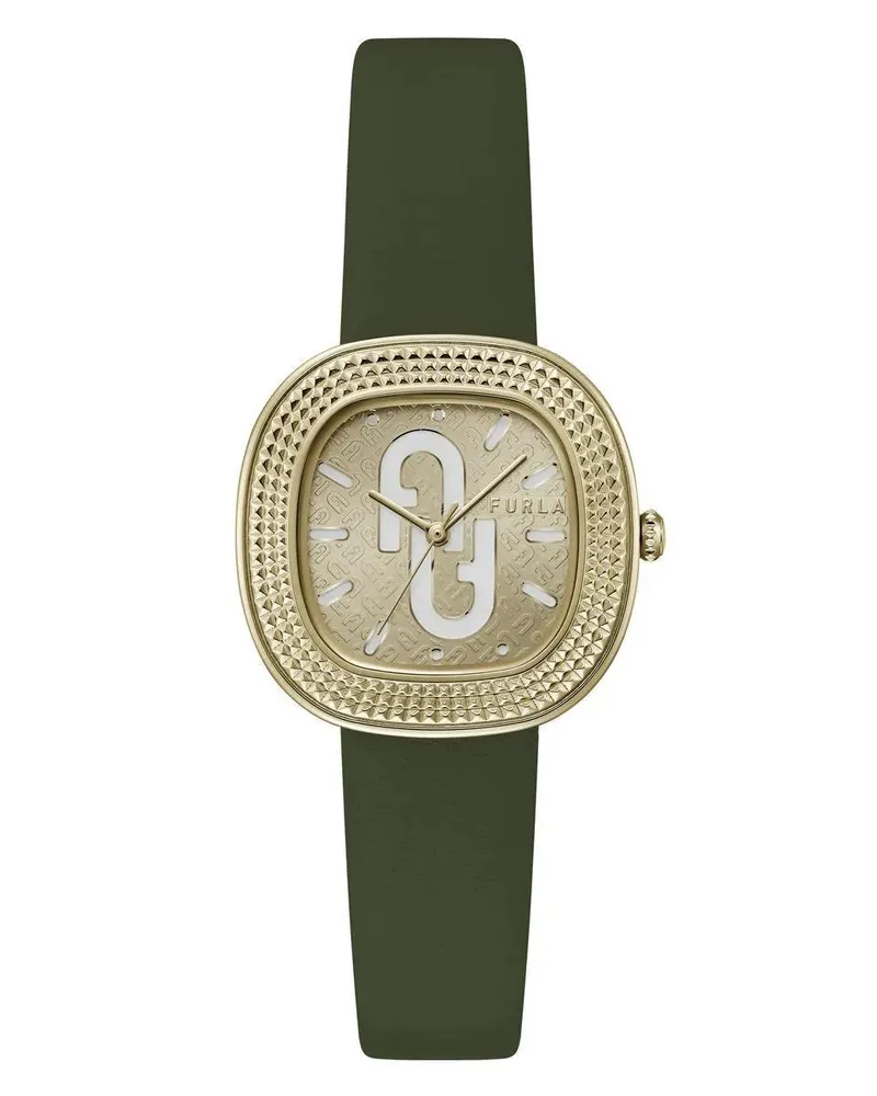 Furla Uhr Analoge Quarzuhr  Tv Shape green Grün