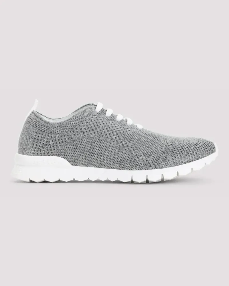 Kiton Low-Top Sneaker Fits Grey Cashmere Sneakers grau Grau