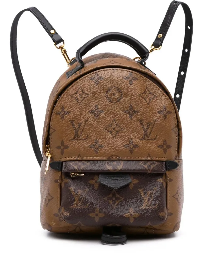 Louis Vuitton Rucksäcke Monogram Reverse Mini Palm Springs braun Braun