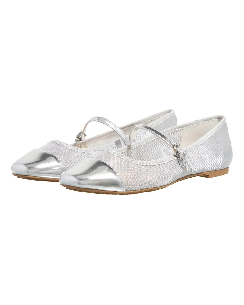 Michael Kors Loafer Mae Flex Ballet silberfarben 