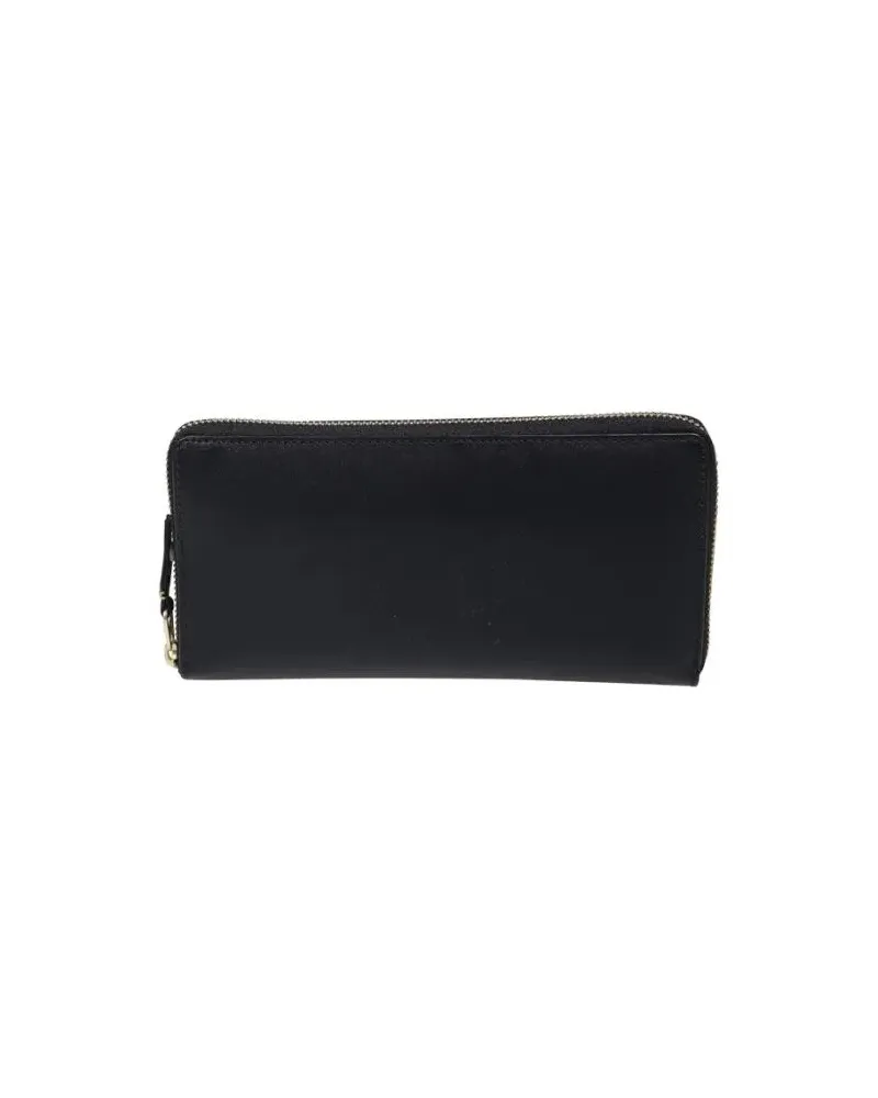 Comme des Garçons Portemonnaies Classic Zip Around Wallet schwarz Schwarz