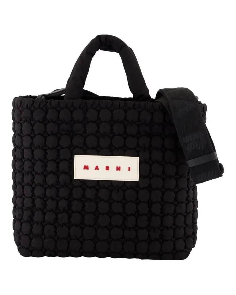Marni Shopper & Totes Small Shopper Bag - Synthetic - Black schwarz Schwarz