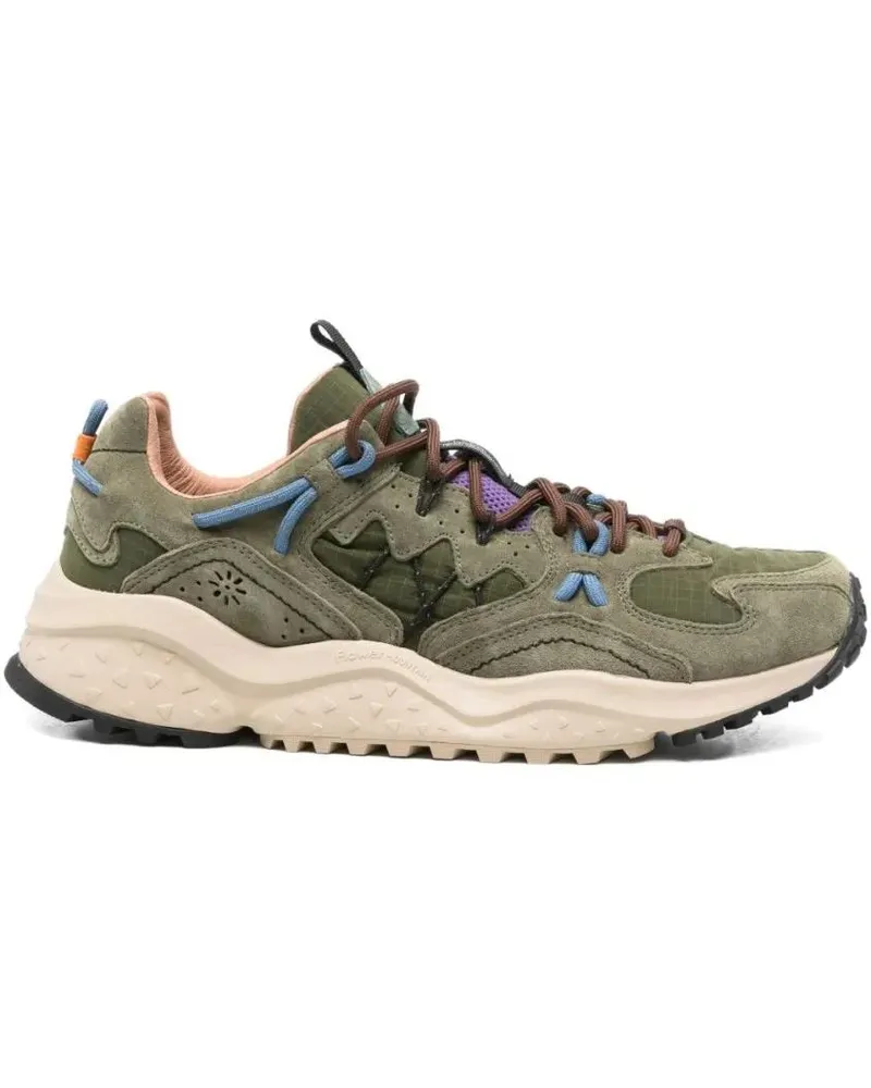 Flower MOUNTAIN Low-Top Sneaker Layered Gray Sneakers With Olive Green Accents beige Beige