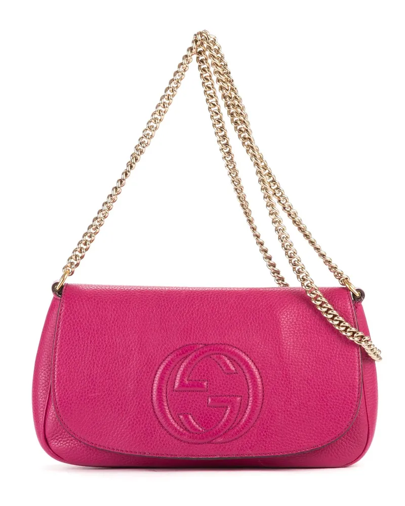 Gucci Crossbody Bags Soho Chain Crossbody pink Rosa