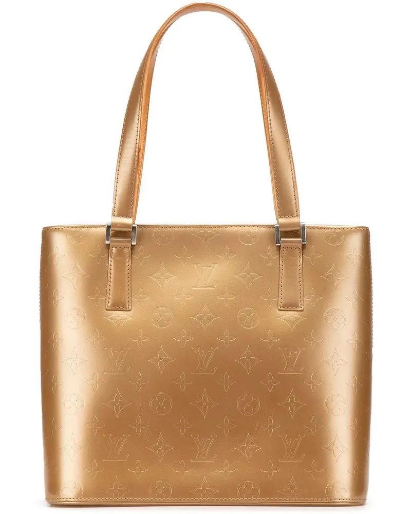 Louis Vuitton Shopper Monogram Mat Stockton goldfarben 