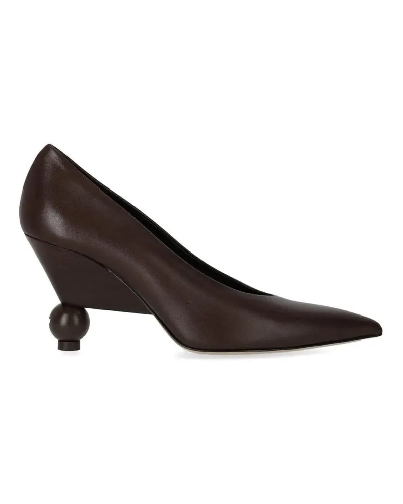 Max Mara Hohe Schuhe Nievo Brown Pumps braun Braun