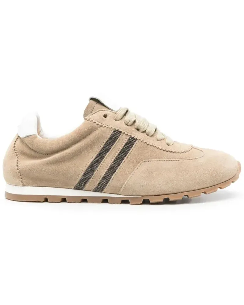 Doucal´s Low-Top Sneaker Light Beige Suede Sneakers beige Beige