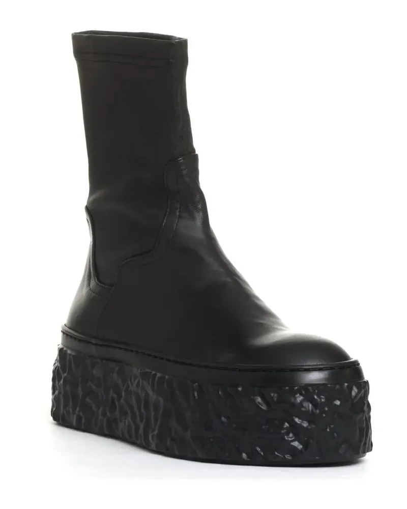 Attilio Giusti Leombruni Stiefel Black Elasticated Ankle Boots schwarz Schwarz