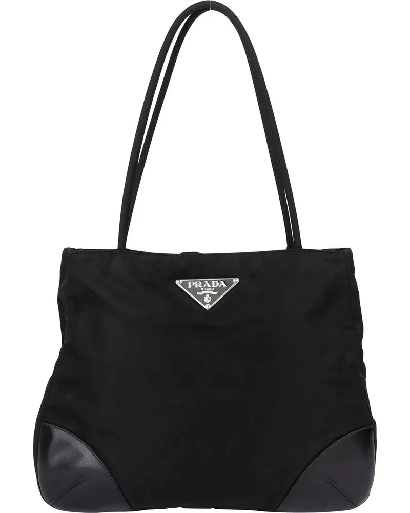 Prada Crossbody Bags  Black Nylon Triangle Handbag bunt Bunt