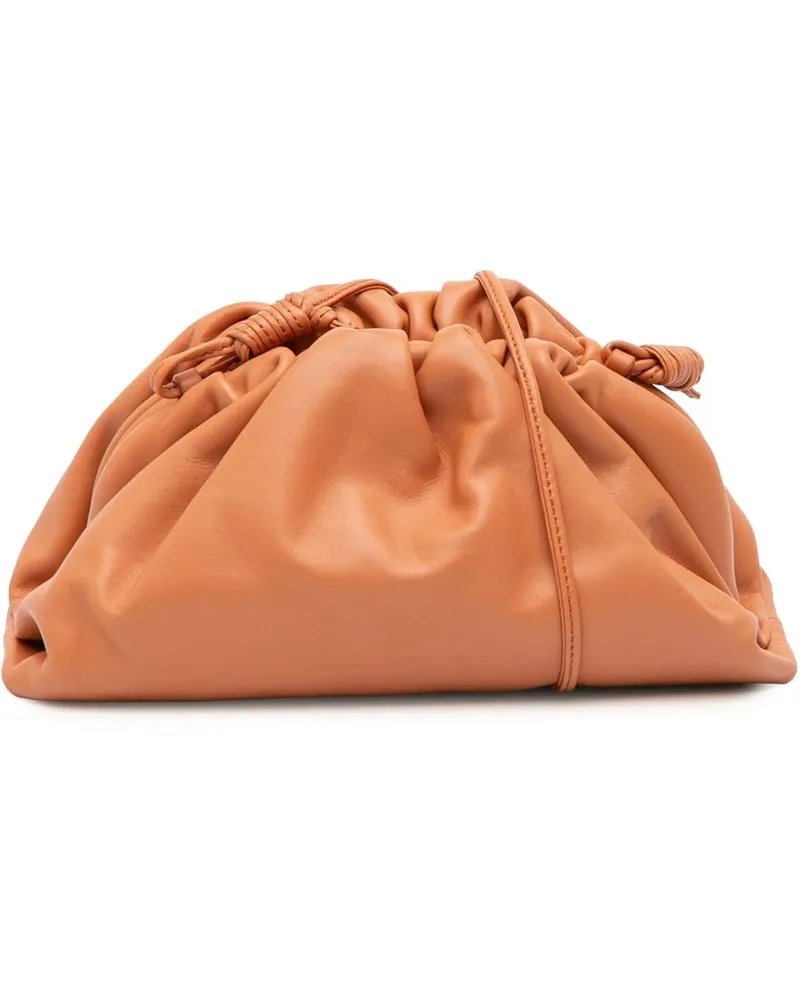 Bottega Veneta Hobo Bags Lambskin The Mini Pouch Crossbody braun Braun