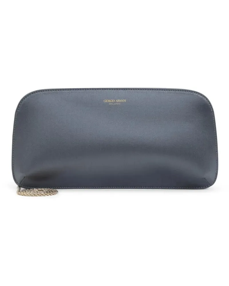 Giorgio Armani Hobo Bags Grey Viscose Handbag grau Grau