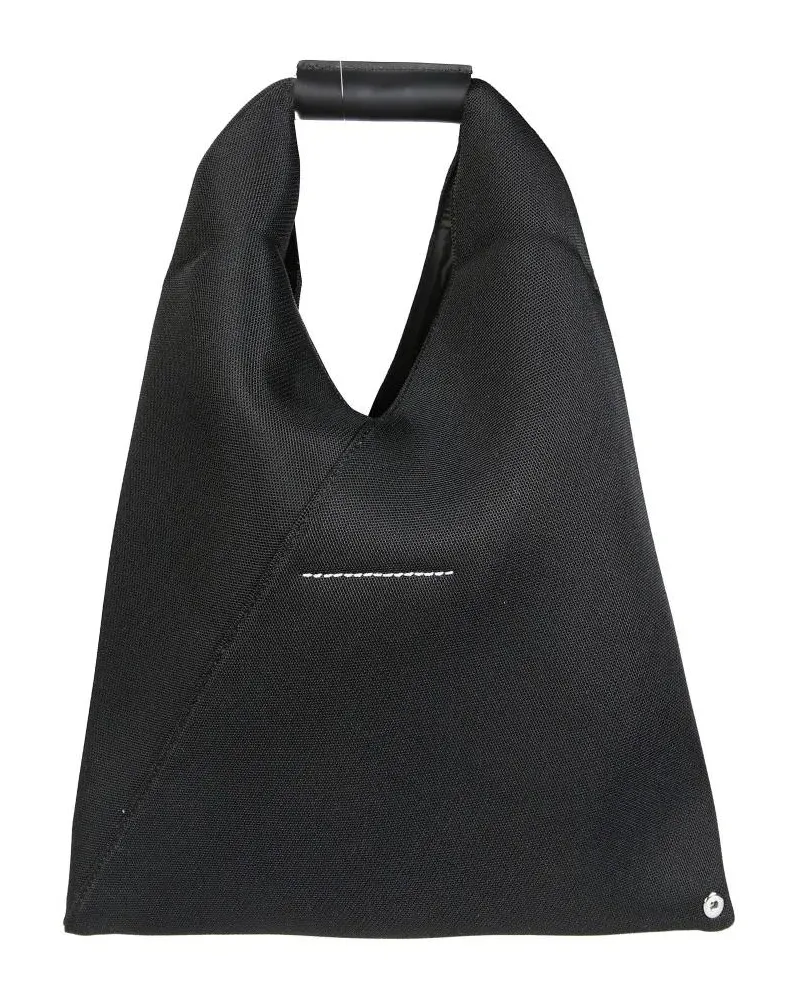 Maison Margiela Crossbody Bags Handheld Bag With Soft Gathered Texture schwarz Schwarz