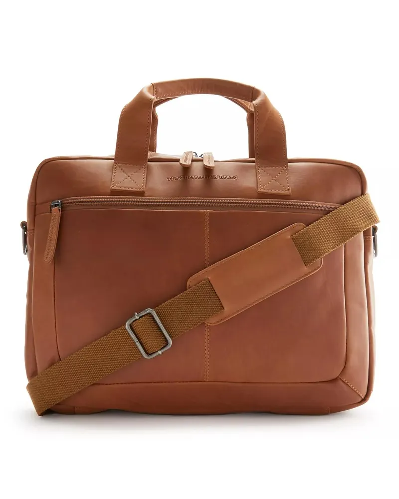 The Chesterfield Brand Laptoptaschen Calvi Laptoptasche cognacbraun Cognacbraun