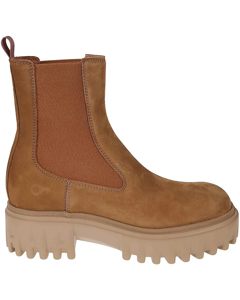 Hogan Stiefel H700 Chelsea Boots Brown braun Braun