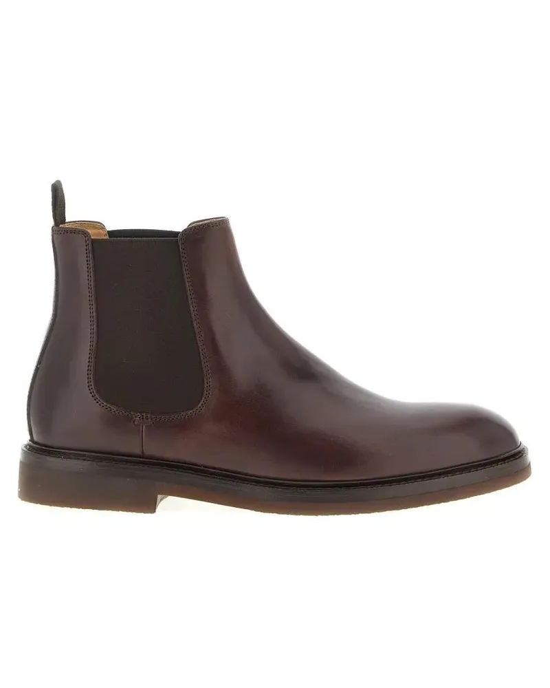Brunello Cucinelli Stiefel Chelsea Ankle Boots braun Braun