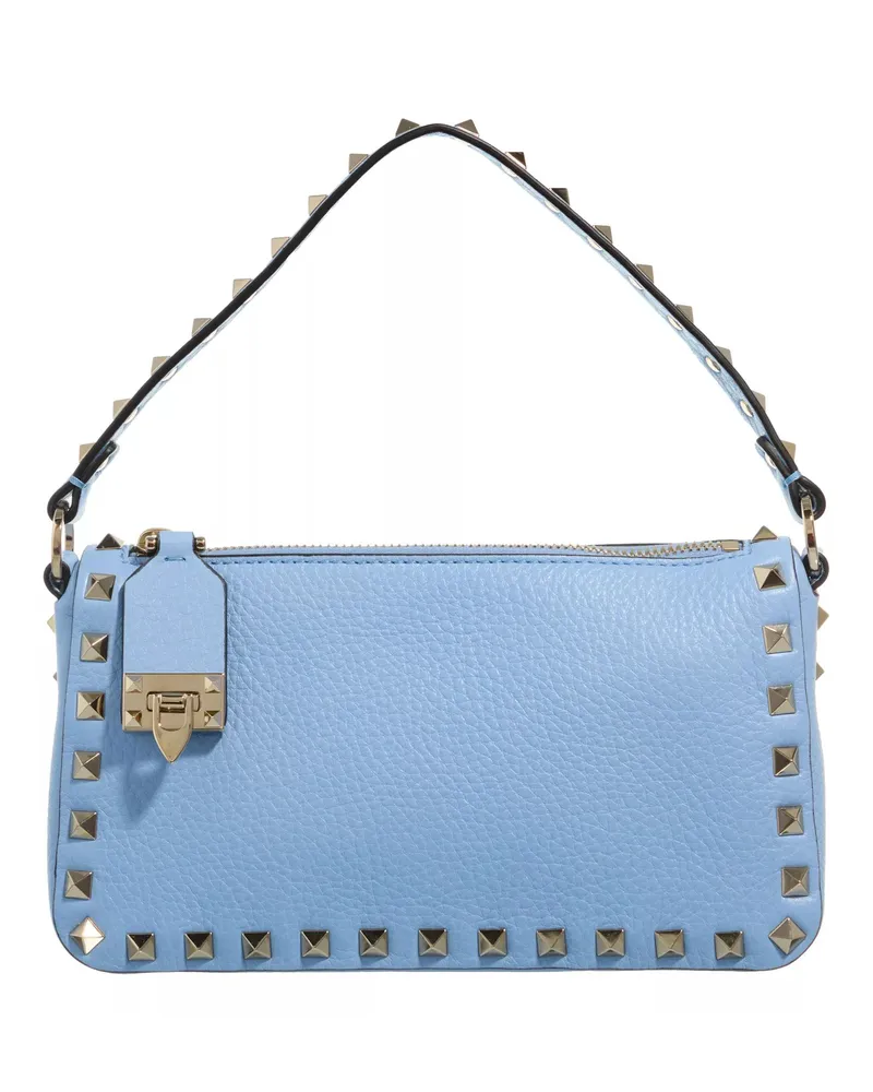 Valentino Garavani Crossbody Bags Small Shoulder Bag Rockstud blau Blau