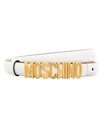 Moschino Gürtel Belts Weiß