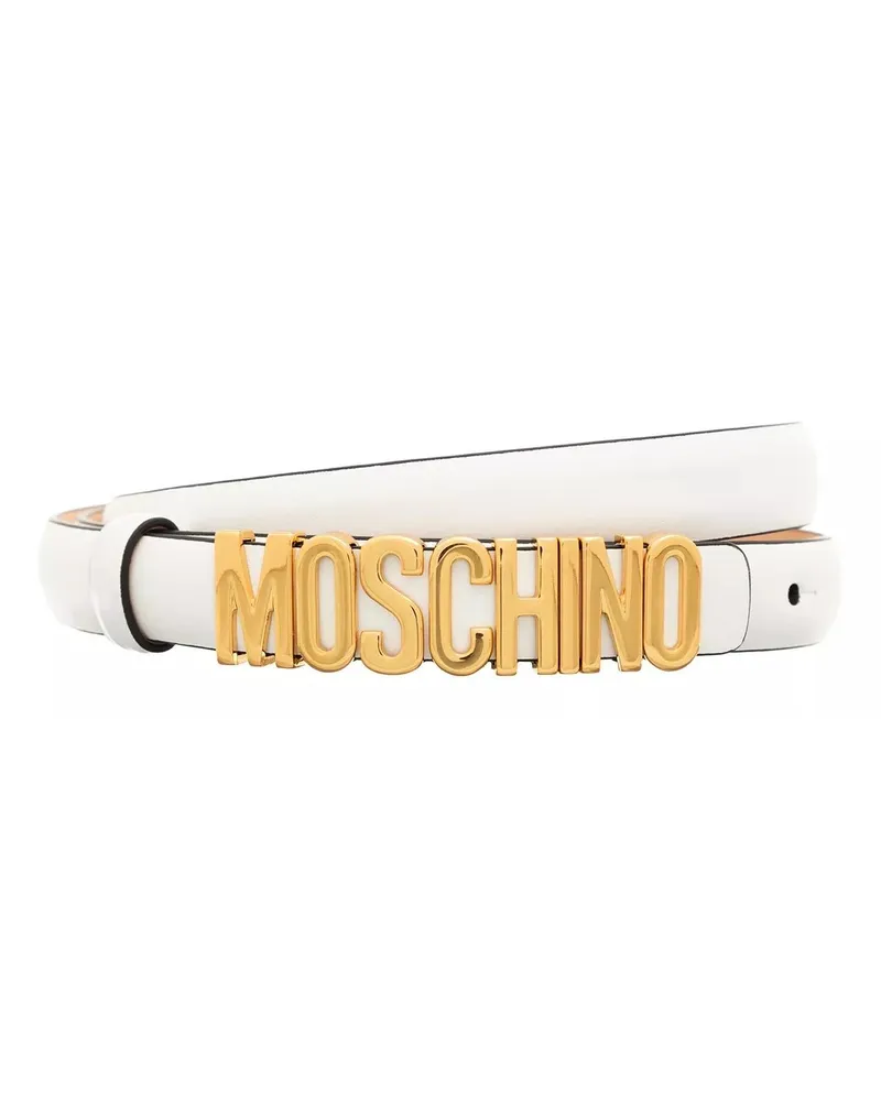 Moschino Gürtel Belts Weiß